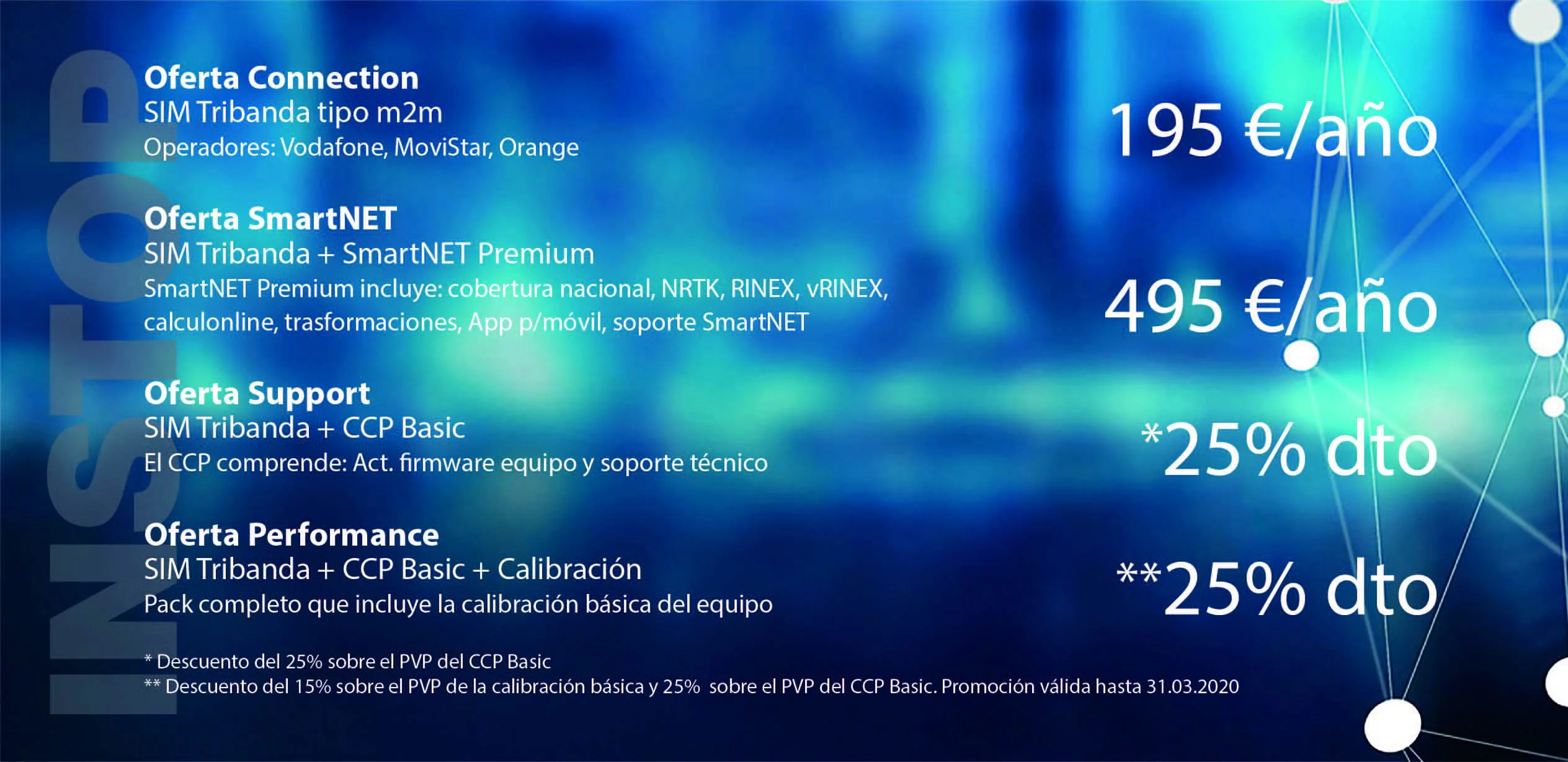 Promoción Servicios de Conexión Instop