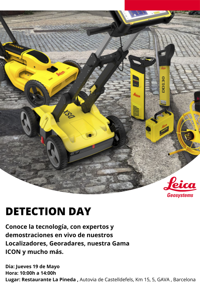 Jornada detección Leica con localizadores de cables y georadares