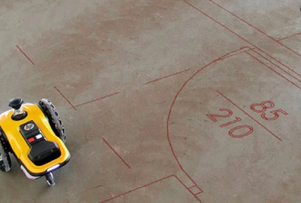 HP SitePrint robot para marcar la obra