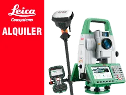 Alquiler topografía Leica
