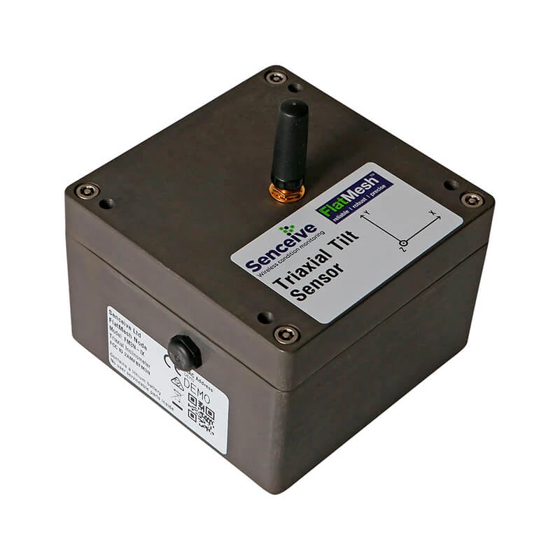 Sensor auscultación inalámbrico FlatMesh 3 Nodo clinómetro triaxial Sensor auscultación inalámbrico FlatMesh 3 Nodo clinómetro triaxial