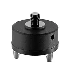 Base Adaptadora negra con Tornillo 5/8''