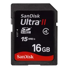 Tarjeta SDHC SANDISK 16GB