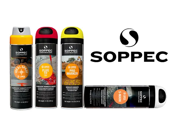 Spray Soppec, marcador para obra