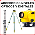 ACCESORIOS NIVELES ÓPTICOS Y DIGITALES