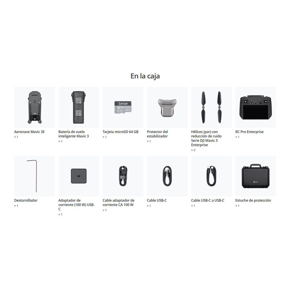 PACK BÁSICO DJI MAVIC 3E SP (sin base RTK)