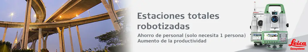 Estaciones totales robotizadas