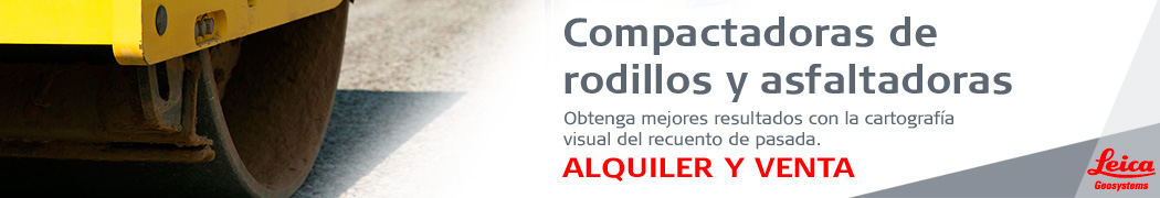 Compactadoras de rodillos y asfaltadoras