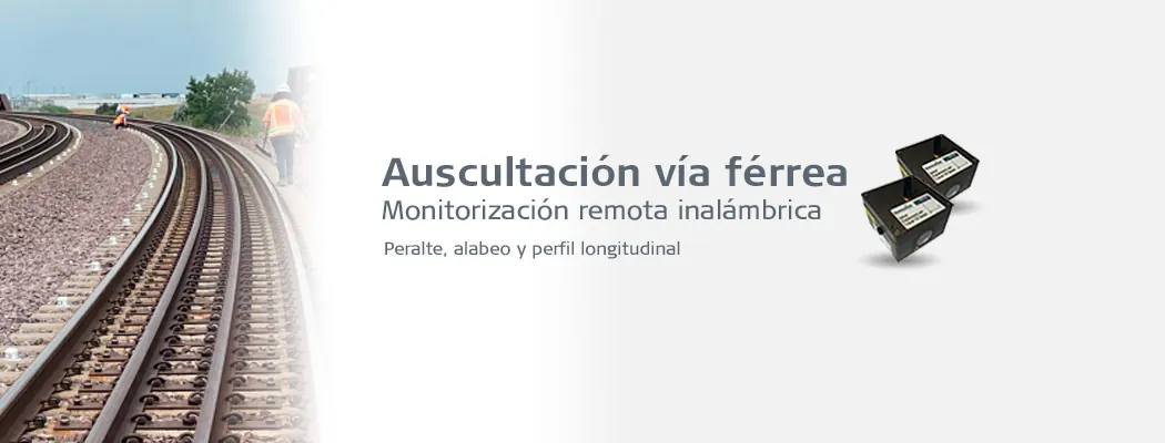 Auscultación vía férrea