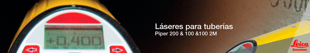 Láseres para tuberías Leica Piper