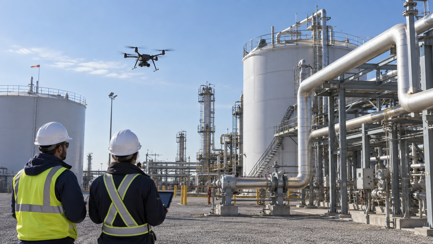 Escena ilustrativa: inspección de instalaciones de gas