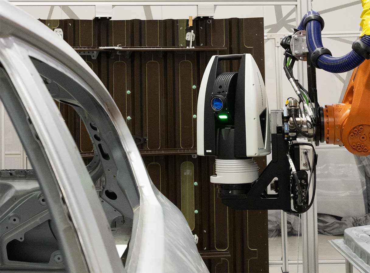 Leica ATS800 preparado para automatización e inspección robotizada