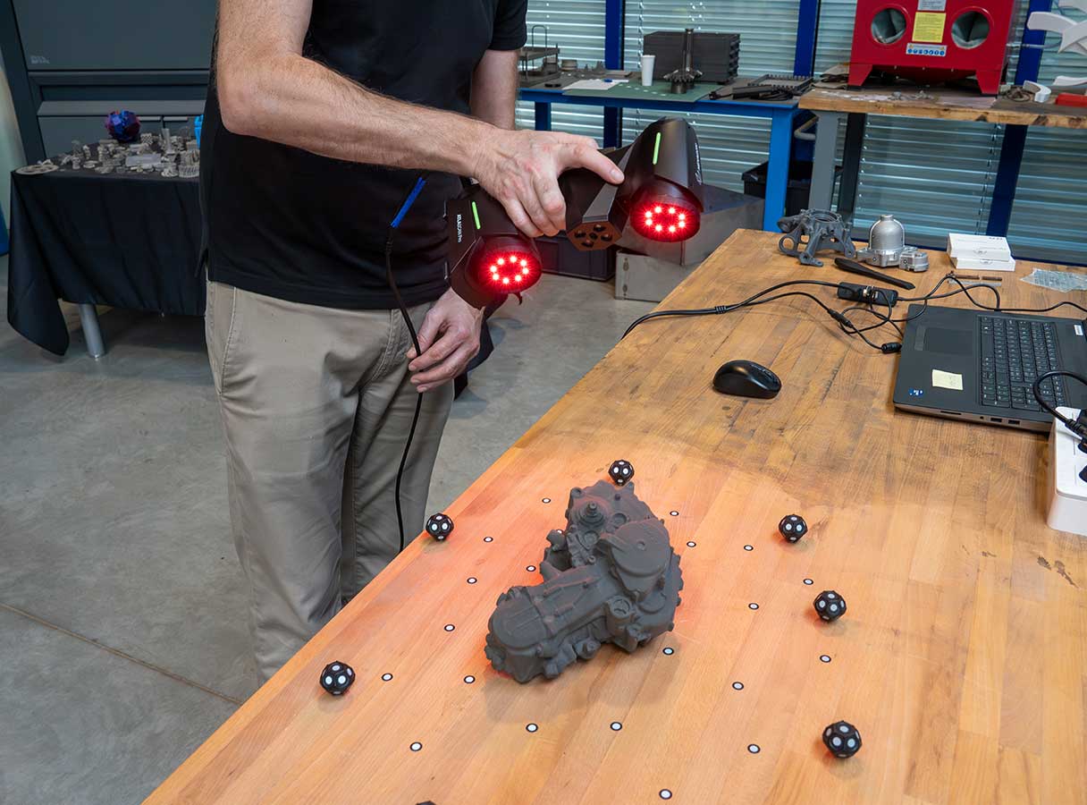 Uso sencillo del escáner 3D Hexagon ATLASCAN Pro