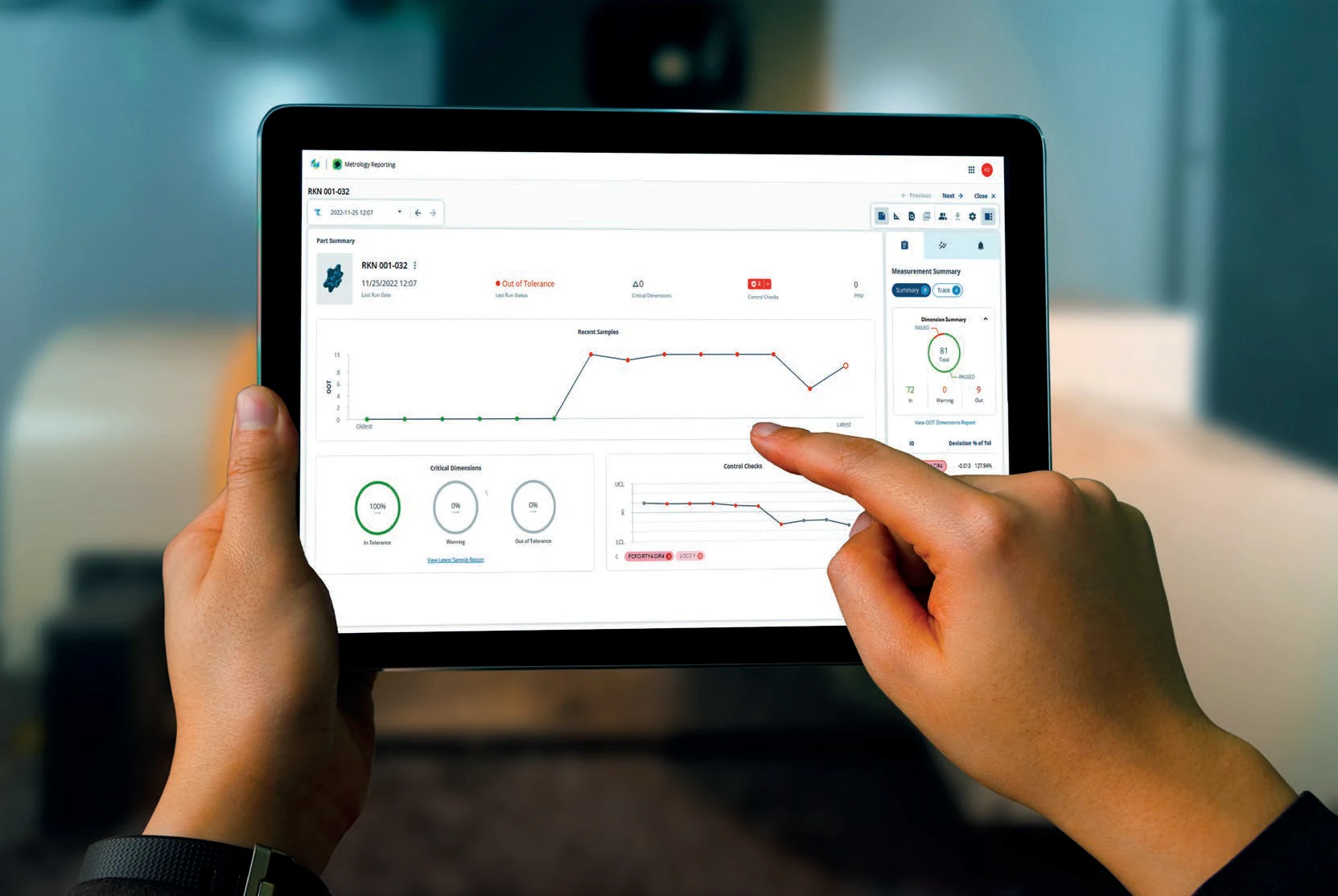 Gestión digital y monitorización del Leica Absolute Arm