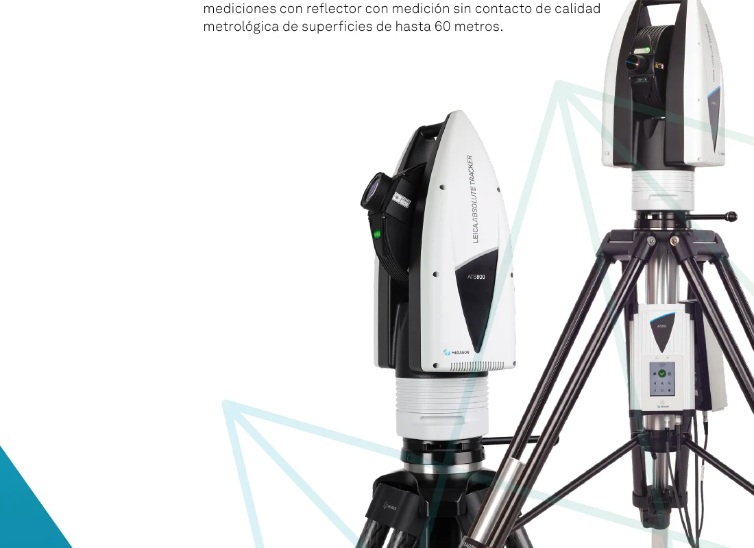 Leica Absolute Tracker para metrología de grandes volúmenes