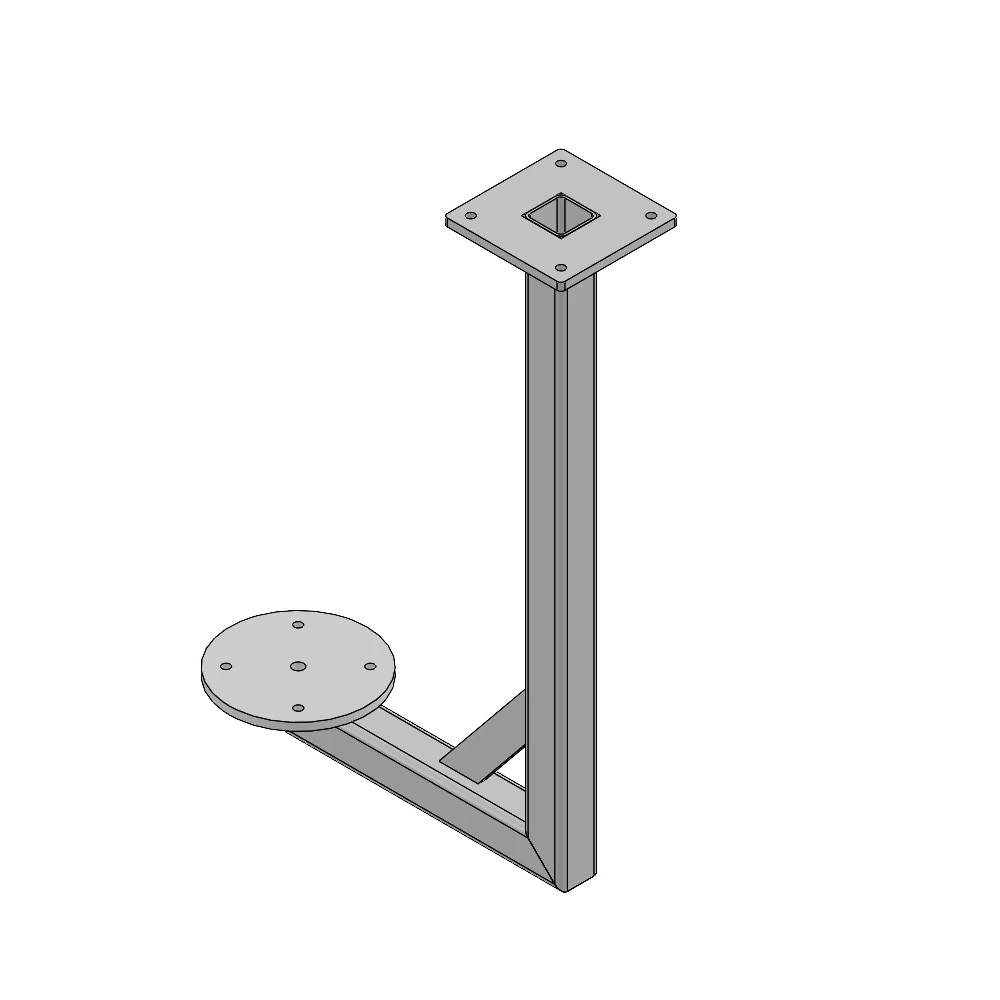 Cartela/Soporte para estación a techo