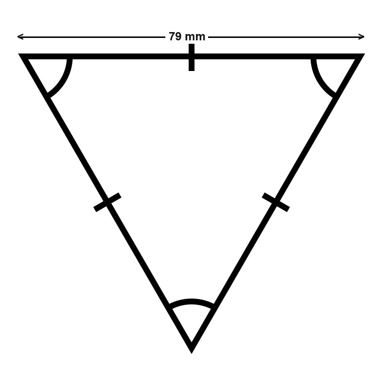 Adhesivo para marca de nivelación
78 mm (paquete de 99 uds.)
