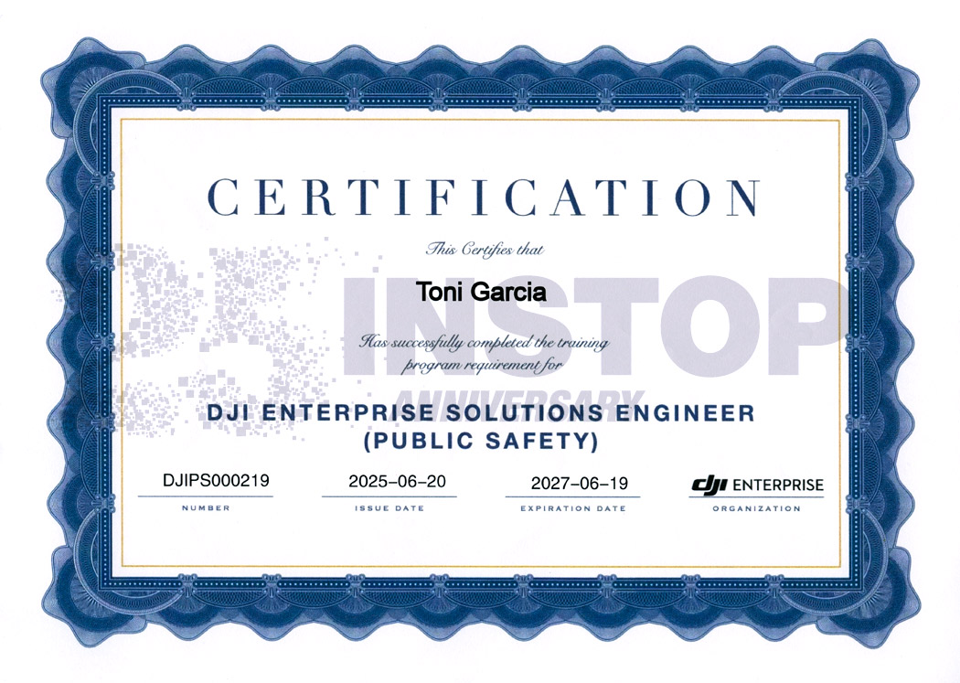 Certificado DJI